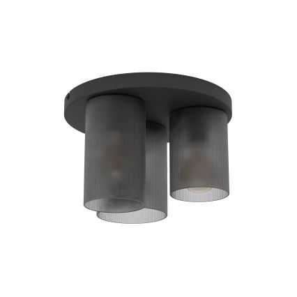 Eglo - Taklampa 3xE27/40W/230V grå
