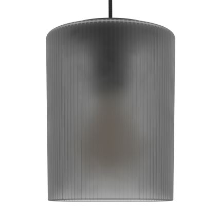 Eglo - Ljuskrona med textilsladd 1xE27/40W/230V grå