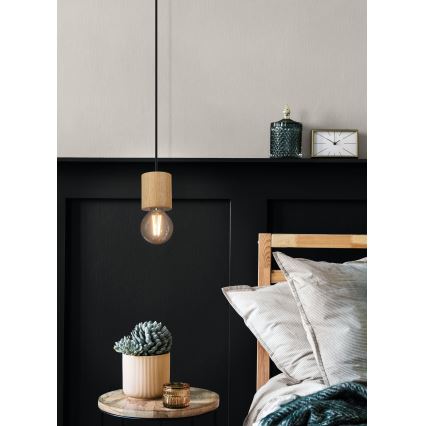 Eglo - Ljuskrona med textilsladd 1xE27/28W/230V