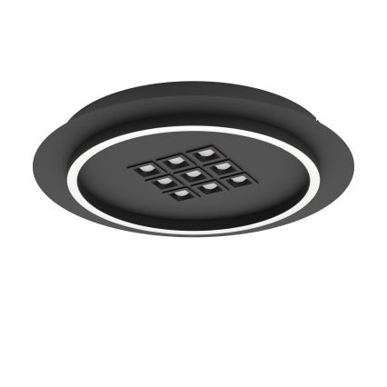 Eglo - LED Dimbar taklampa LED/21,4W/230V 2700-6500K svart + fjärrkontroll