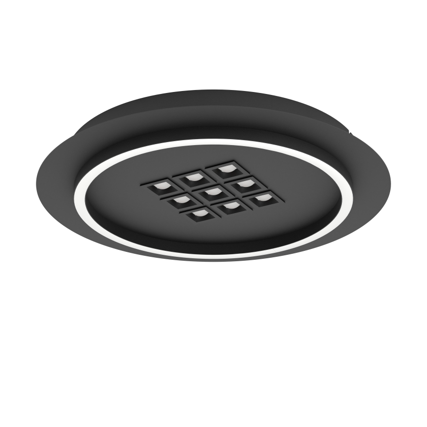 Eglo - LED Dimbar taklampa LED/21,4W/230V 2700-6500K svart + fjärrkontroll