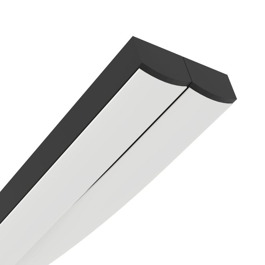 Eglo - LED ljuskrona med textilsladd LED/20W/230V 4000K svart