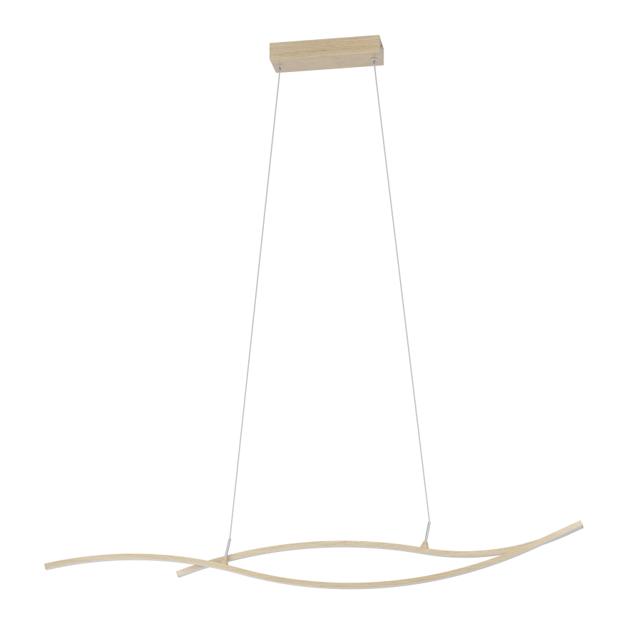 Eglo - LED ljuskrona med textilsladd LED/20W/230V 4000K beige
