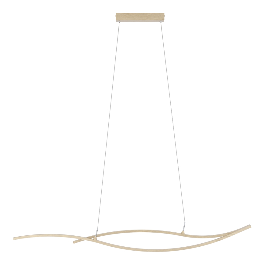 Eglo - LED ljuskrona med textilsladd LED/20W/230V 4000K beige