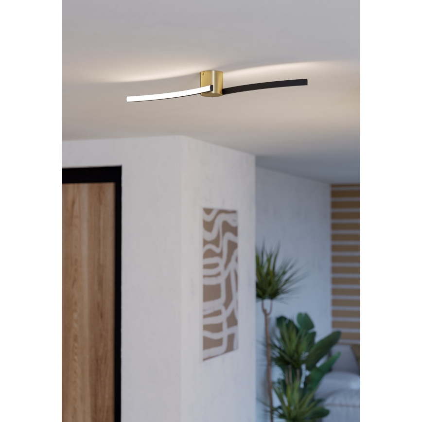 Eglo - LED taklampa LED/12W/230V 4000K svart