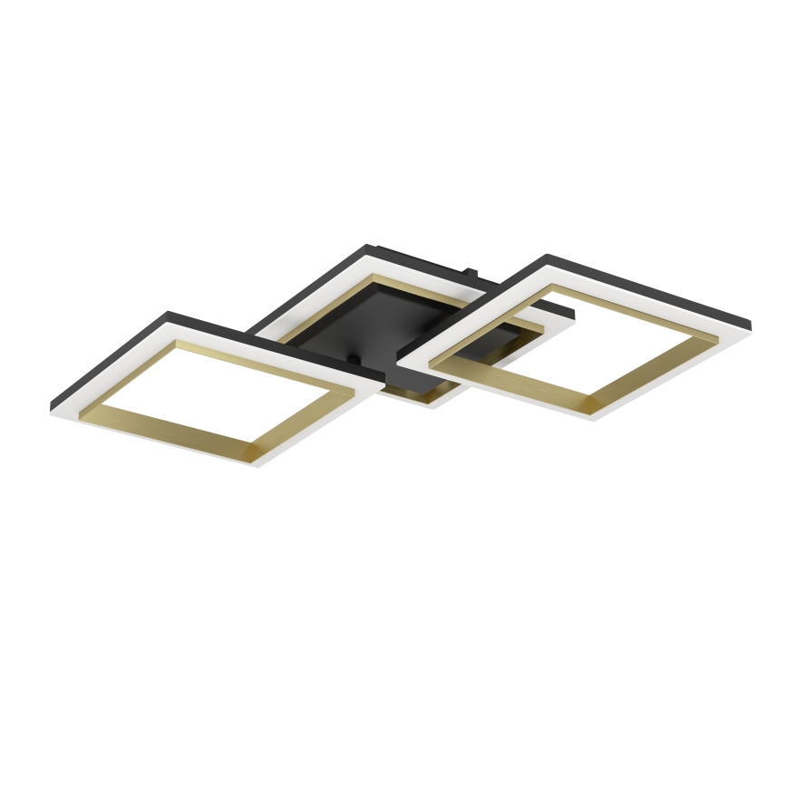 Eglo - LED Dimbar taklampa LED/20W/230V 4000K svart/guld