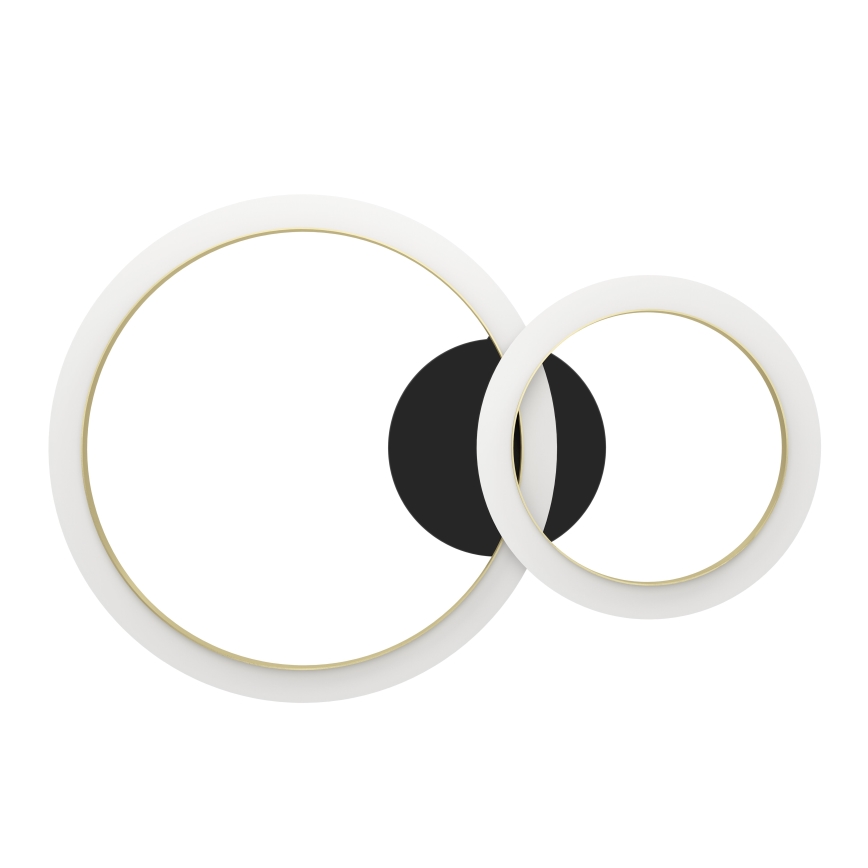 Eglo - LED Dimbar taklampa LED/12W/230V 4000K svart/guld