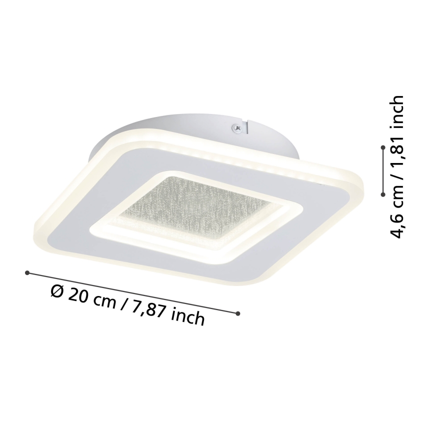 Eglo - LED väggbelysning LED/12W/230V 4000K vit