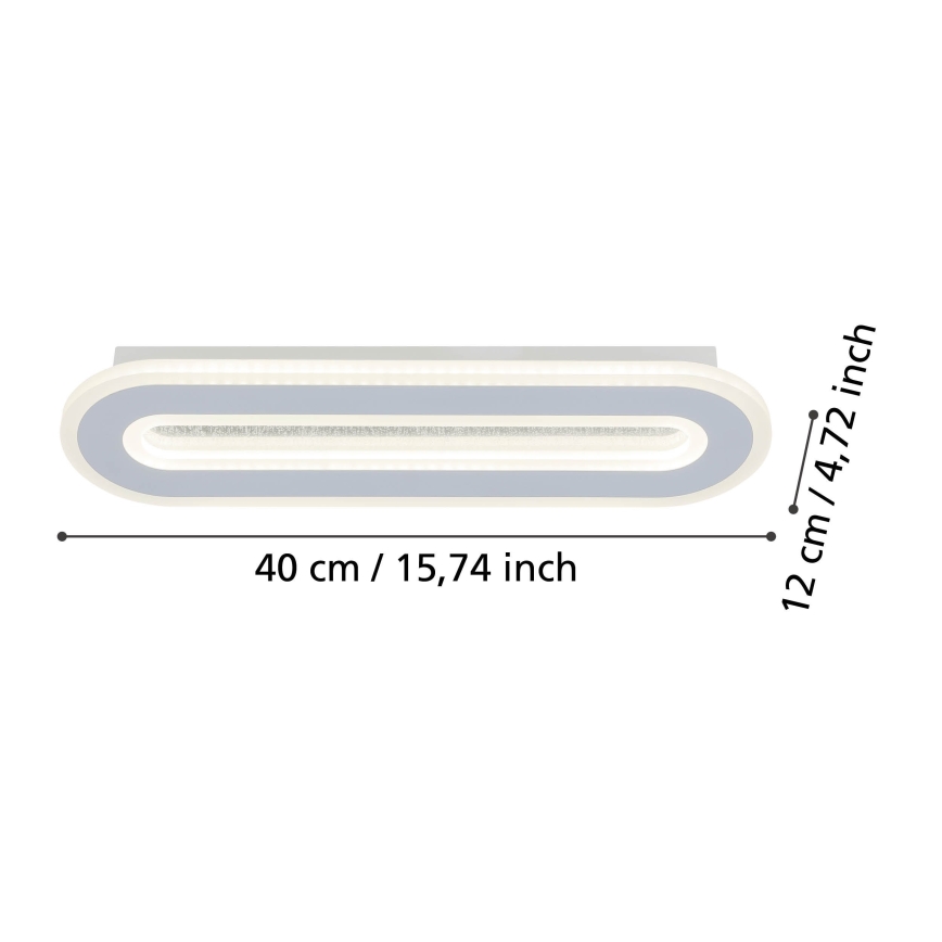 Eglo - LED väggbelysning LED/12W/230V 4000K vit