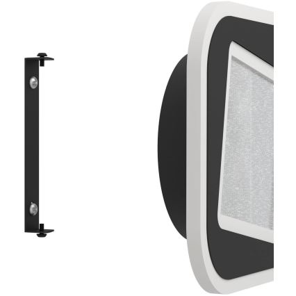 Eglo - LED väggbelysning LED/12W/230V 4000K svart