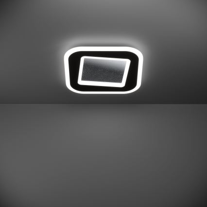 Eglo - LED Dimbar taklampa LED/20W/230V 2700-6500K svart + fjärrkontroll