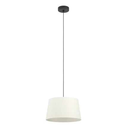 Eglo - Ljuskrona med textilsladd 1xE27/60W/230V vit