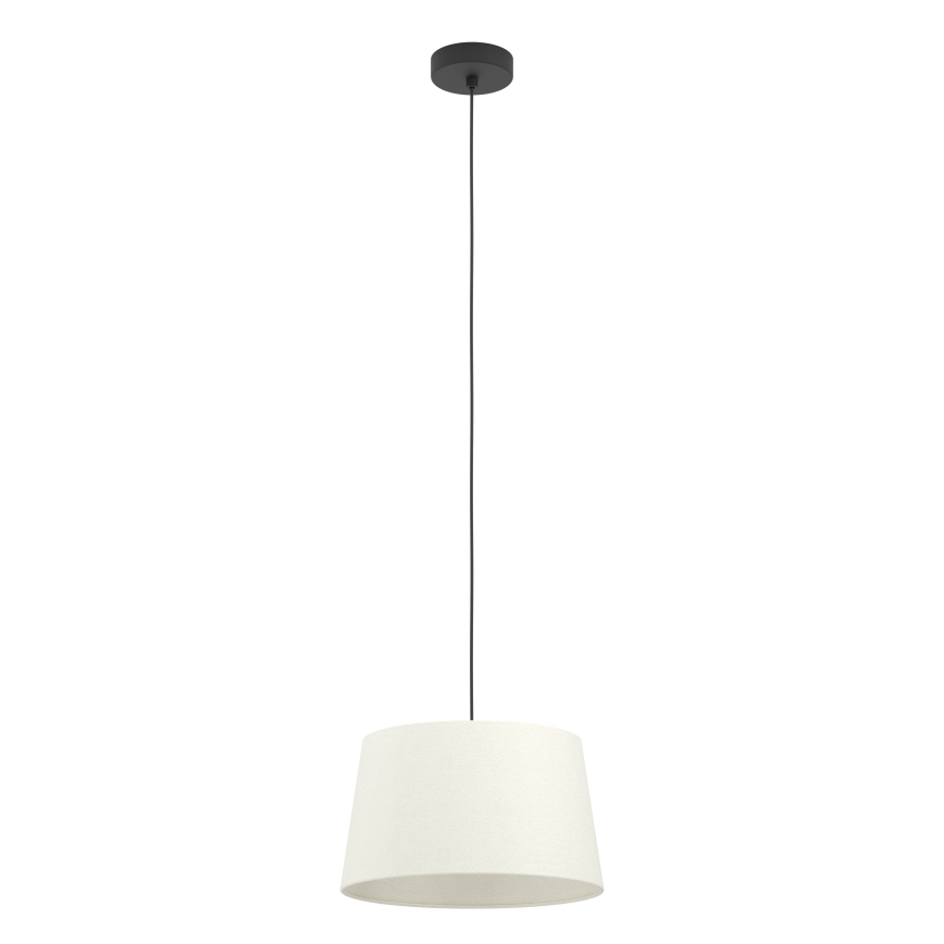 Eglo - Ljuskrona med textilsladd 1xE27/60W/230V vit