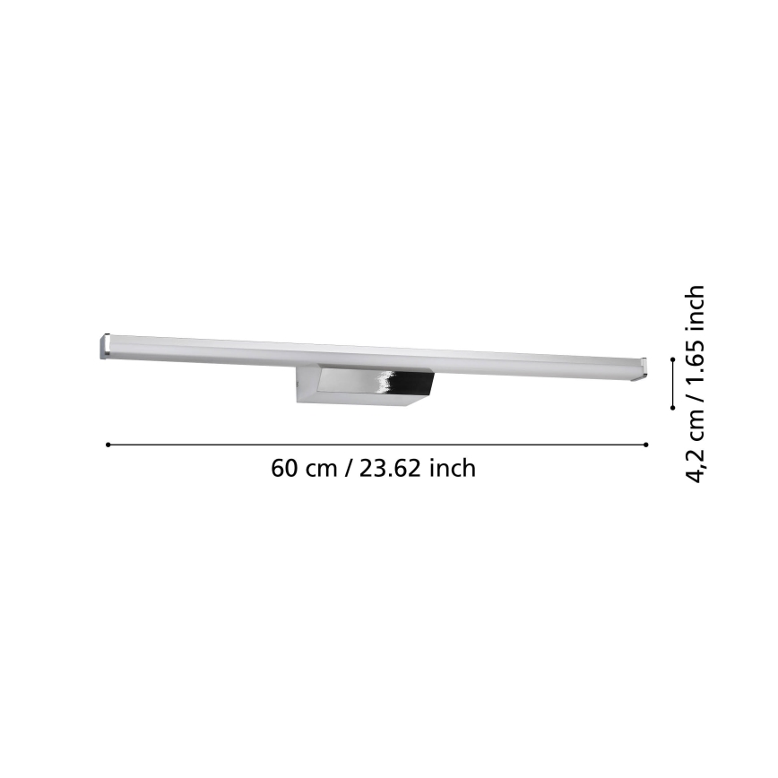 Eglo - LED RGBW Ljusreglerad badrum spegelbelysning LED/12W/230V 2700-6500K IP44 matt krom