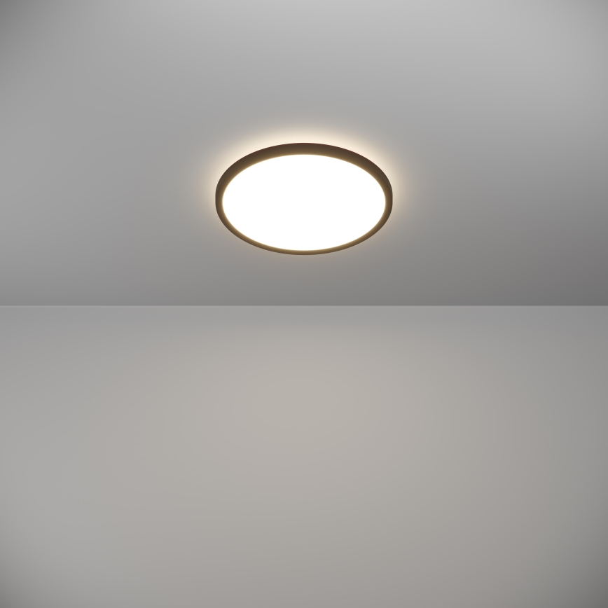 Eglo - LED taklampa för badrum LED/13,9W/230V 2700/4000/6500K diameter 30 cm IP44 svart