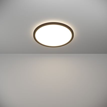 Eglo - LED taklampa för badrum LED/18,5W/230V 2700K/4000K/6500K diameter 38,9 cm IP44 svart