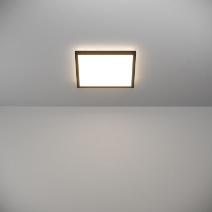 Eglo - LED taklampa för badrum LED/13,4W/230V 2700/4000/6500K 29x29 cm IP44 svart