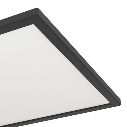 Eglo - LED taklampa för badrum LED/17,6W/230V 2700/4000/6500K 39x39 cm IP44 svart