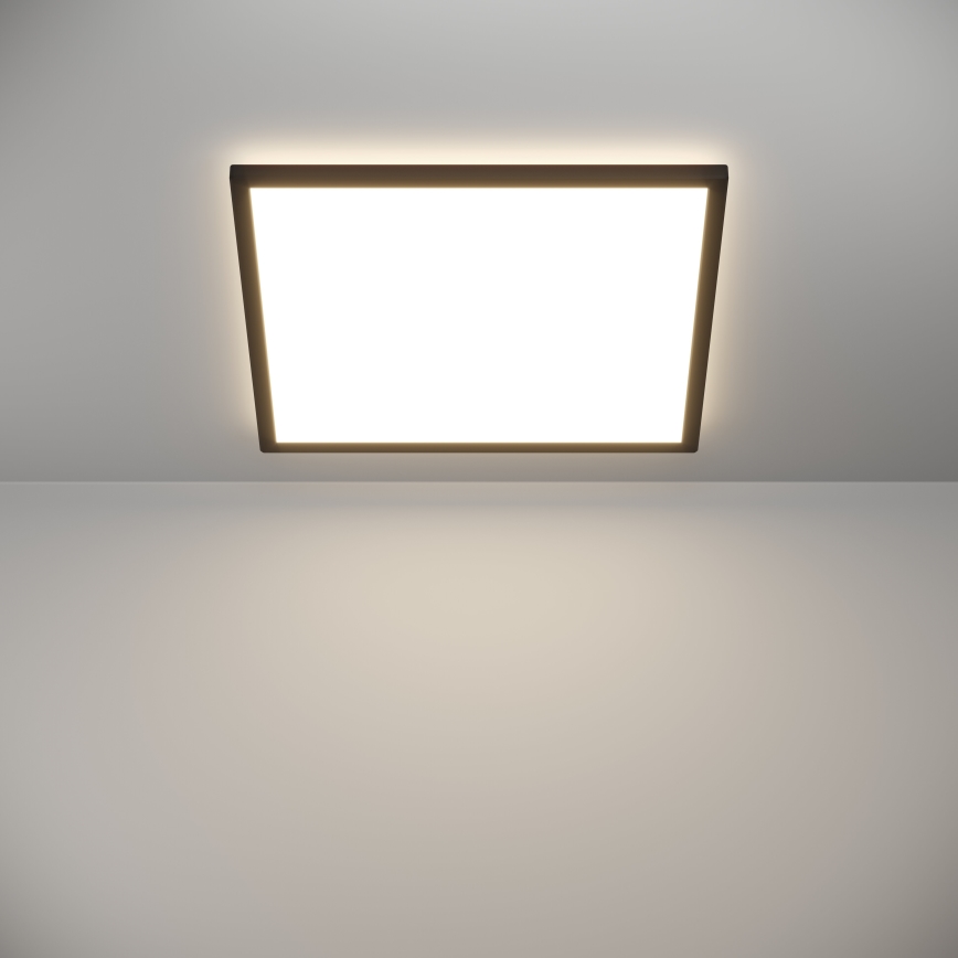 Eglo - LED taklampa för badrum LED/17W/230V 2700/4000/6500K 50x50 cm IP44 svart
