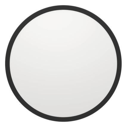 Eglo - LED ljusreglerad taklampa till badrum LED/16,8W/230V 2700-6500K diameter 50 cm IP44 svart + fjärrkontroll