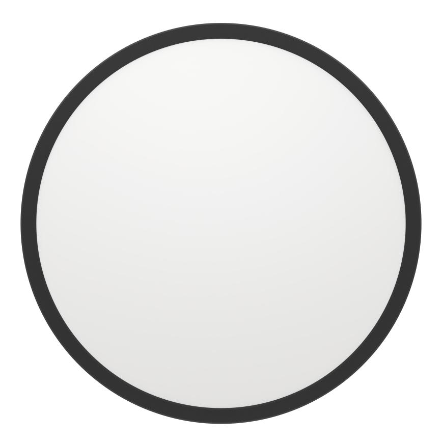 Eglo - LED RGBW Ljusreglerad vägglampa för badrum LED/16,8W/230V 2700-6500K diameter 50 cm IP44 svart ZigBee