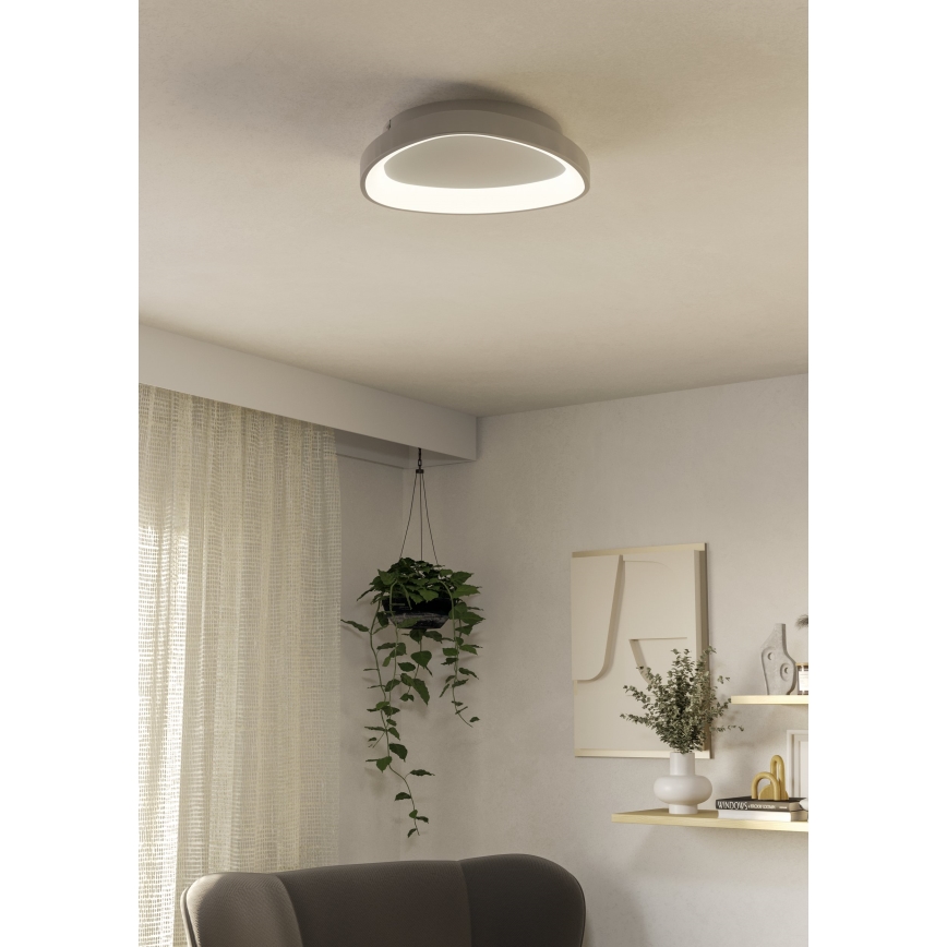 Eglo - LED Dimbar taklampa LED/12W/230V 2700-6500K vit + fjärrkontroll