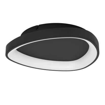 Eglo - LED Dimbar taklampa LED/12W/230V 2700-6500K svart + fjärrkontroll