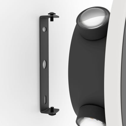 Eglo - LED väggbelysning LED/12W/230V 3000K diameter 17 cm svart