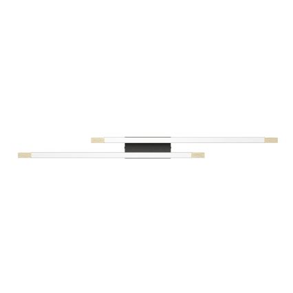 Eglo - LED Dimbar taklampa 2xLED/10W/230V 3000K svart/beige