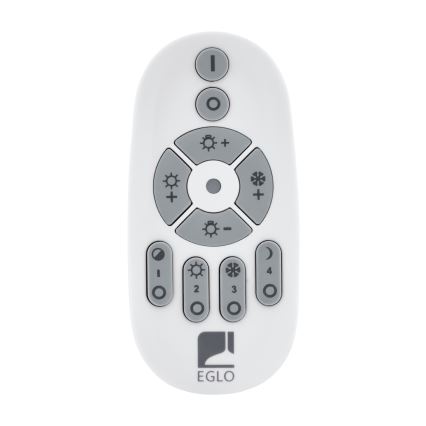 Eglo - LED Dimbar taklampa 2xLED/17W/230V +1xLED/4,2W 2700-6500K + fjärrkontroll