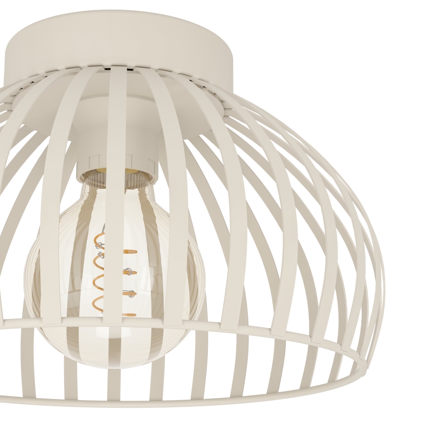 Eglo - Taklampa 1xE27/40W/230V diameter 28 cm grädde