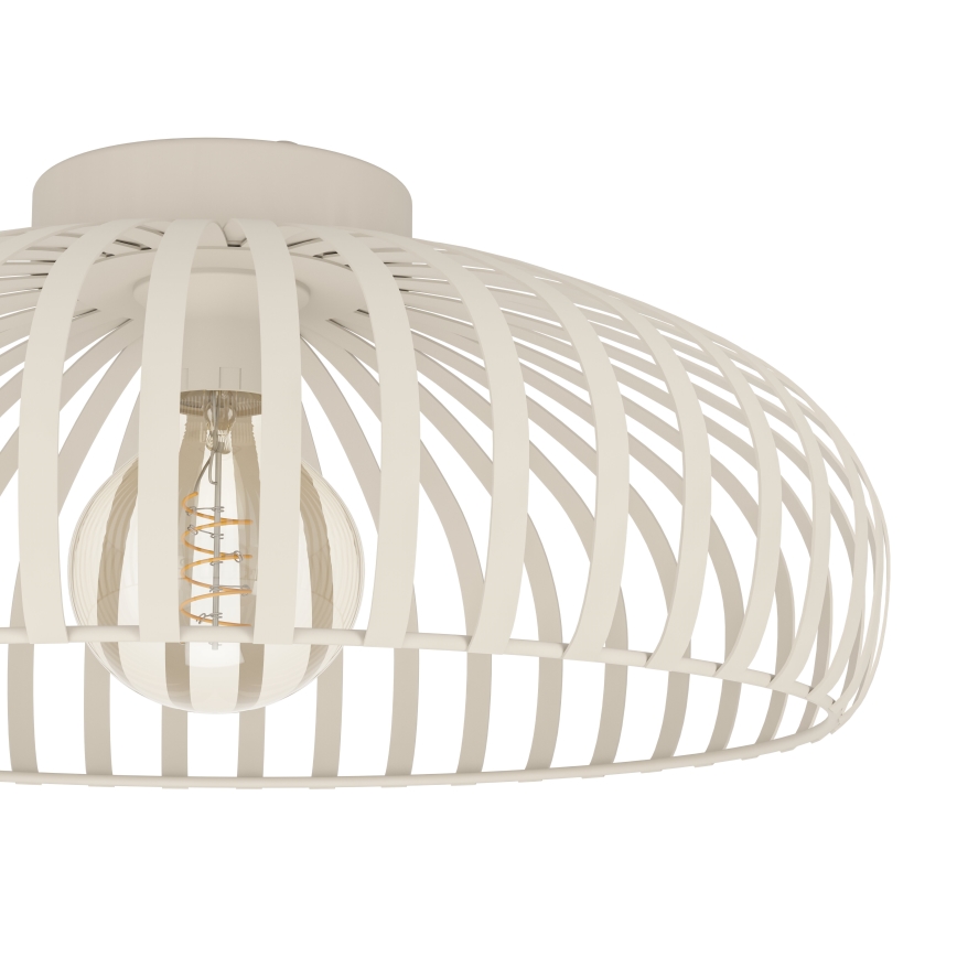 Eglo - Taklampa 1xE27/40W/230V diameter 43 cm grädde