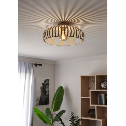 Eglo - Taklampa 1xE27/40W/230V diameter 43 cm grädde