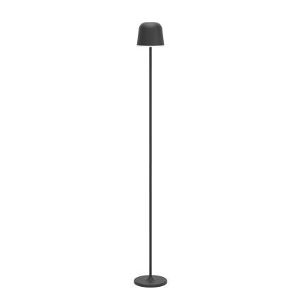 Eglo - LED Ljusreglerad utomhus uppladdningsbar golvlampa LED/4,3W/5V 2400/3000/4000K IP54 svart