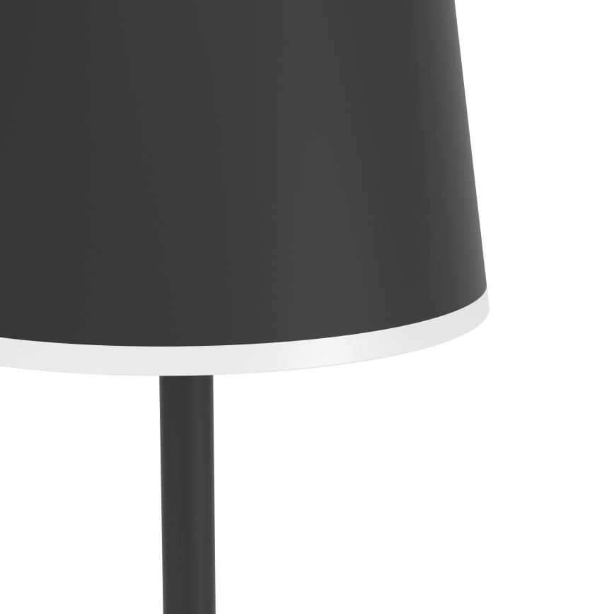 Eglo - LED Ljusreglerad utomhus uppladdningsbar golvlampa LED/4,3W/5V 2400/3000/4000K IP54 svart
