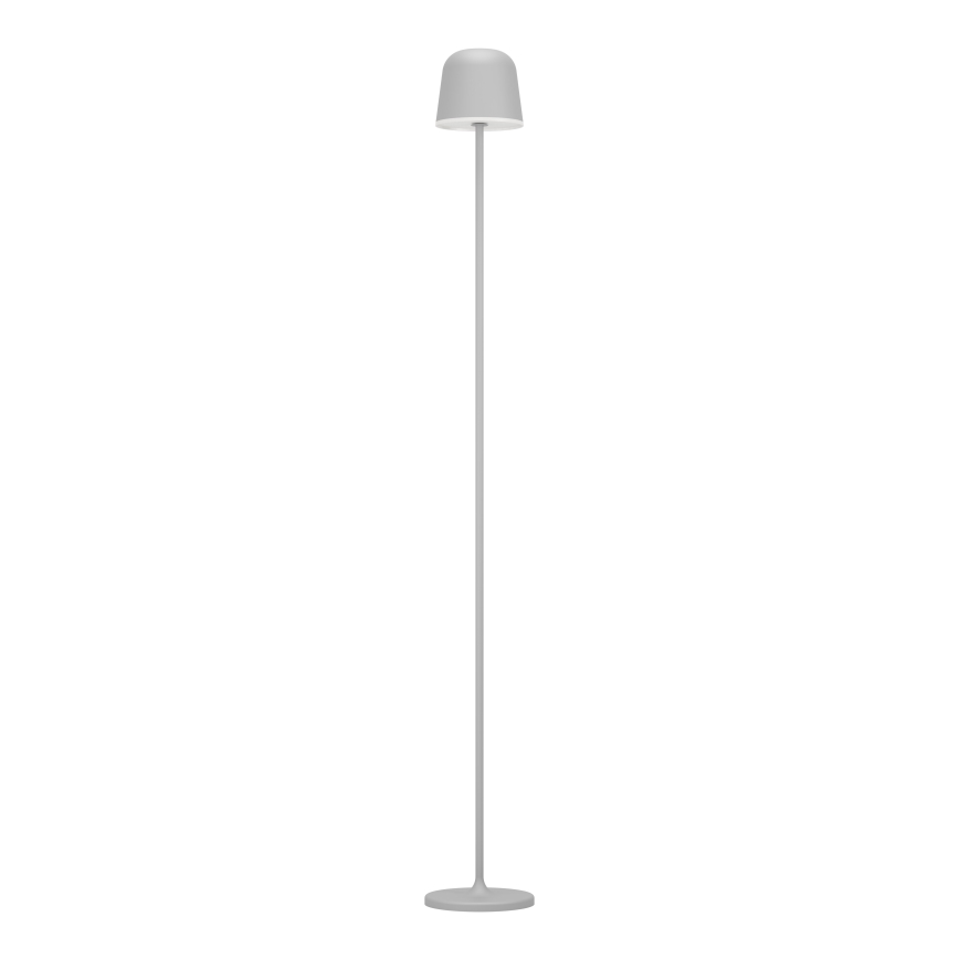 Eglo - LED Ljusreglerad utomhus uppladdningsbar golvlampa LED/4,3W/5V 2400/3000/4000K IP54 grå