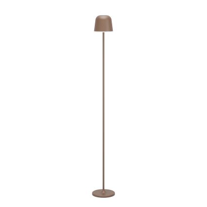 Eglo - LED Ljusreglerad utomhus uppladdningsbar golvlampa LED/4,3W/230V 2400/3000/4000K IP54 brun