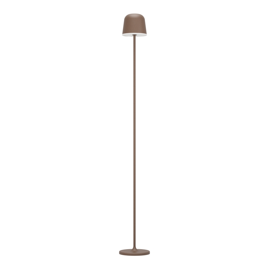 Eglo - LED Ljusreglerad utomhus uppladdningsbar golvlampa LED/4,3W/230V 2400/3000/4000K IP54 brun