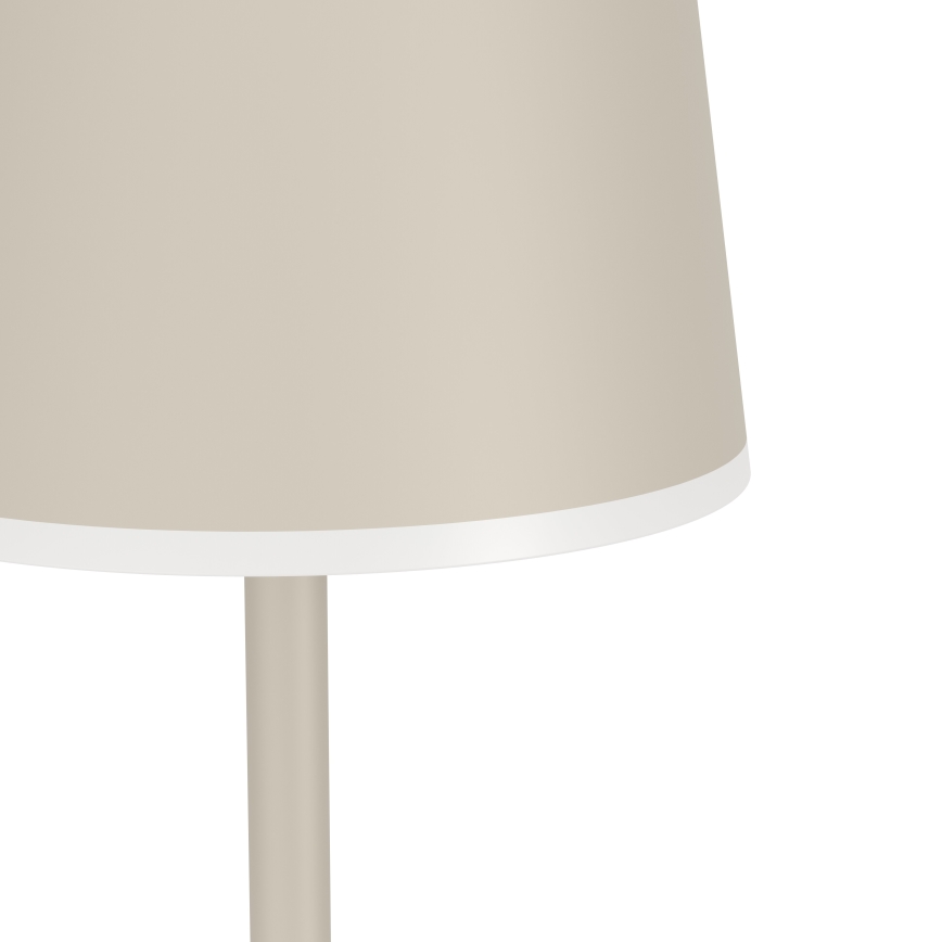Eglo - LED Ljusreglerad utomhus uppladdningsbar lampa LED/4,3W/5V 2400/3000/4000K IP54 grädde