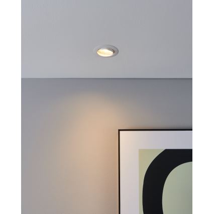 Eglo - KIT 3x LED infälld belysning 1xGU10/4W/230V vit
