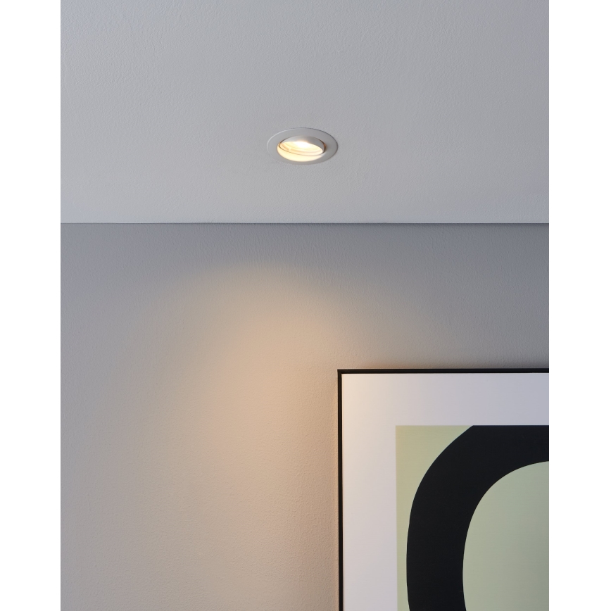 Eglo - KIT 3x LED infälld belysning 1xGU10/4W/230V vit
