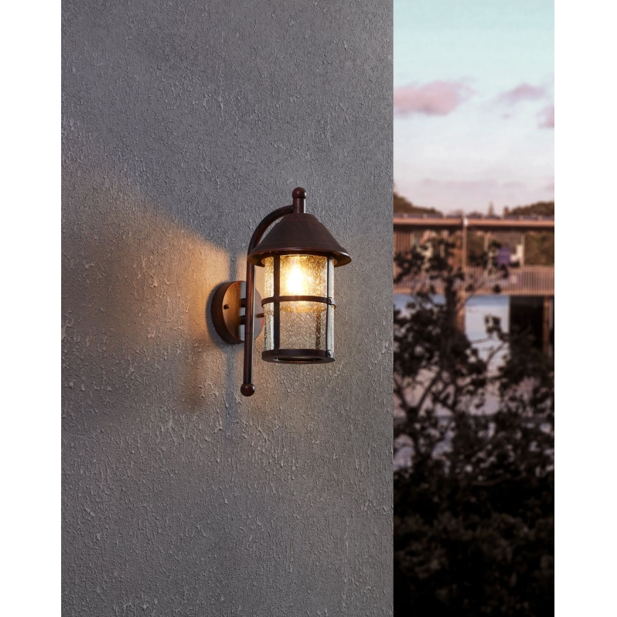 EGLO 90184 - Utomhus Väggbelysning SAN TELMO 1xE27/60W/230V