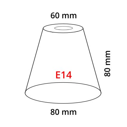Eglo 902262 - Lampskärm MY CHOICE E14 diameter 8 cm