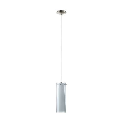 EGLO 90304 - Hängande Ljuskrona PFOR NERO 1 x E27/60W smoky