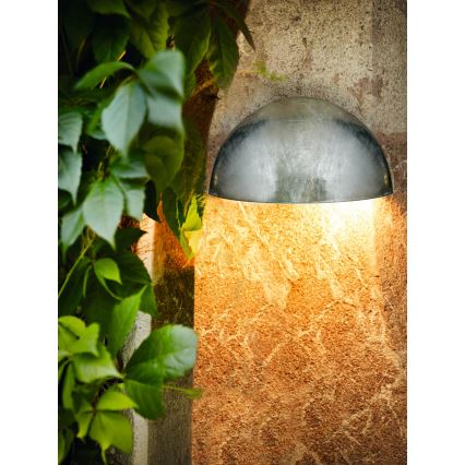 EGLO 90867 - Utomhus Väggbelysning LEPUS 1xE27/40W galvanized stål