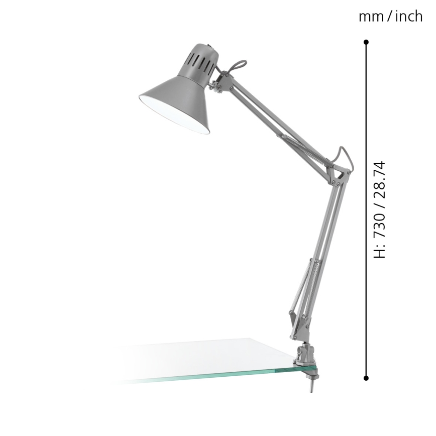 EGLO 90874 - Bordslampa FRIMO 1xE27/40W