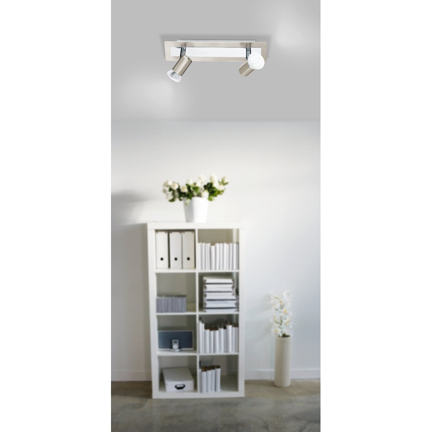 EGLO 90915 - Takbelysning  ROTTELO 2xGU10/LED/3W