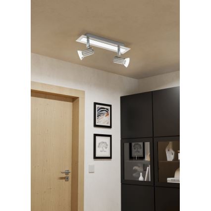 EGLO 90915 - Takbelysning  ROTTELO 2xGU10/LED/3W