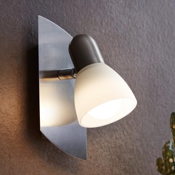 EGLO 90982 - Spotlight ENEA 1xE14/40W matt nickel / satin