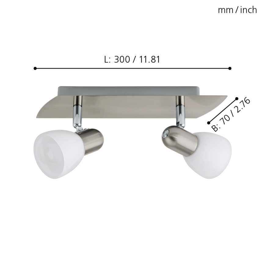 EGLO 90984 - Spotlight ENEA 2xE14/40W